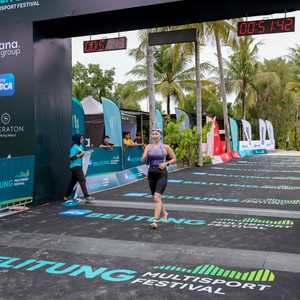 Race photo from Belitung Multisport Festival
