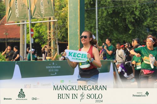 Race photo from Mangkunegaran Run 2024