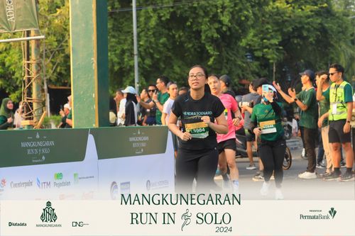 Race photo from Mangkunegaran Run 2024