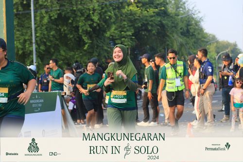 Race photo from Mangkunegaran Run 2024