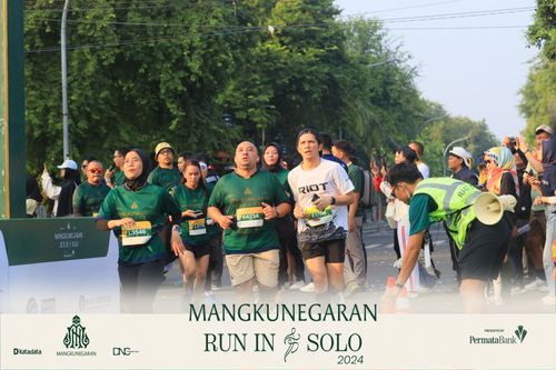 Race photo from Mangkunegaran Run 2024