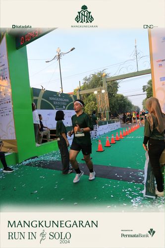 Race photo from Mangkunegaran Run 2024
