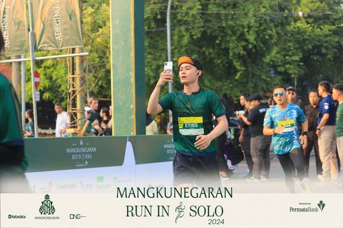 Race photo from Mangkunegaran Run 2024