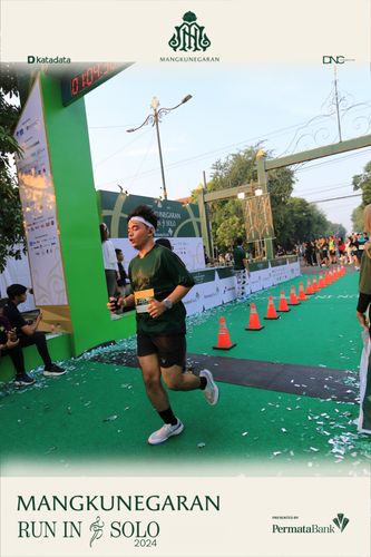 Race photo from Mangkunegaran Run 2024