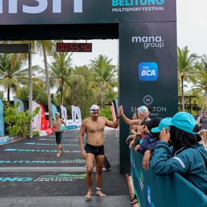 Race photo from Belitung Multisport Festival