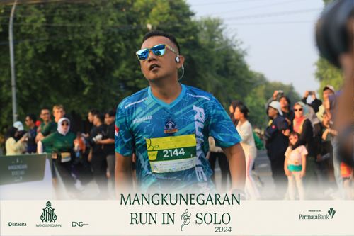 Race photo from Mangkunegaran Run 2024