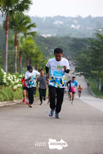 Race photo from Taman Budaya x BOGORUN 2025