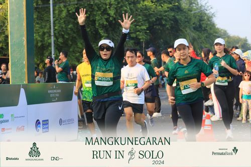 Race photo from Mangkunegaran Run 2024
