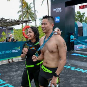 Race photo from Belitung Multisport Festival
