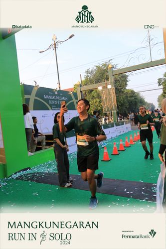 Race photo from Mangkunegaran Run 2024