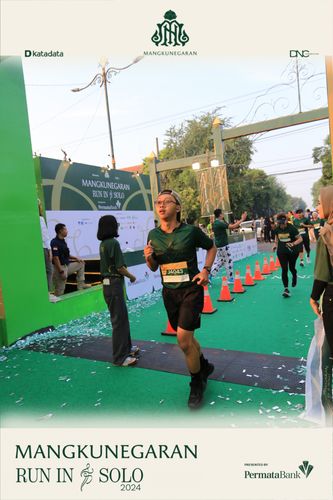 Race photo from Mangkunegaran Run 2024