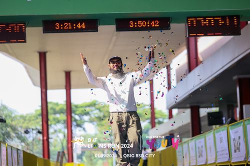 Race photo from BAF LIONS RUN 2024