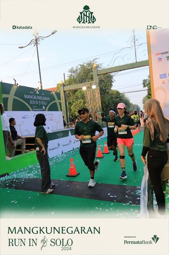 Race photo from Mangkunegaran Run 2024