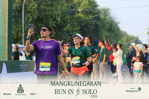 Race photo from Mangkunegaran Run 2024