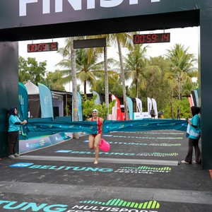 Race photo from Belitung Multisport Festival