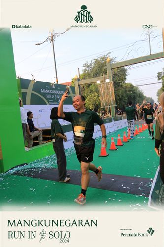 Race photo from Mangkunegaran Run 2024