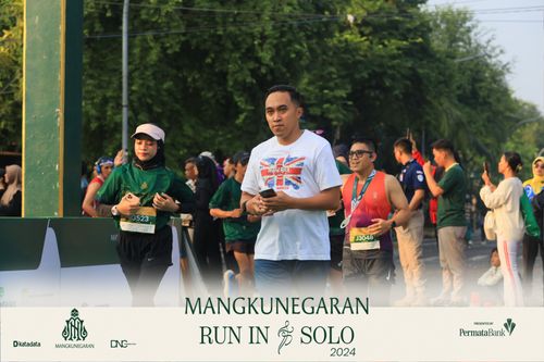 Race photo from Mangkunegaran Run 2024