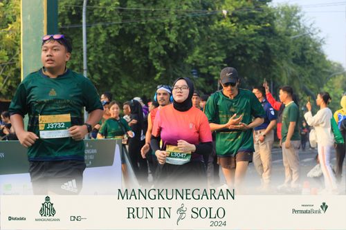 Race photo from Mangkunegaran Run 2024