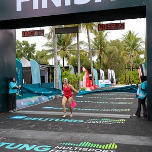 Race photo from Belitung Multisport Festival
