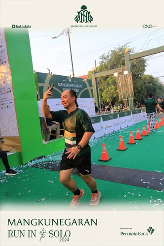 Race photo from Mangkunegaran Run 2024