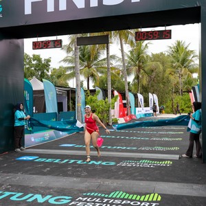 Race photo from Belitung Multisport Festival