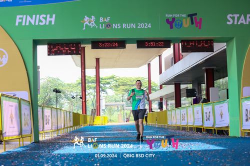 Race photo from BAF LIONS RUN 2024