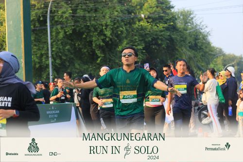 Race photo from Mangkunegaran Run 2024
