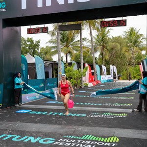 Race photo from Belitung Multisport Festival