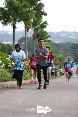 Race photo from Taman Budaya x BOGORUN 2025
