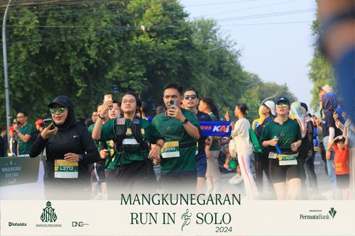Race photo from Mangkunegaran Run 2024