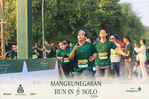 Race photo from Mangkunegaran Run 2024
