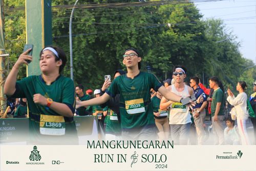 Race photo from Mangkunegaran Run 2024