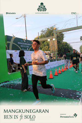 Race photo from Mangkunegaran Run 2024