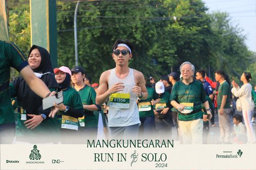 Race photo from Mangkunegaran Run 2024