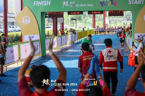 Race photo from BAF LIONS RUN 2024