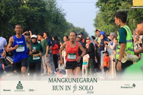 Race photo from Mangkunegaran Run 2024