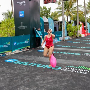 Race photo from Belitung Multisport Festival