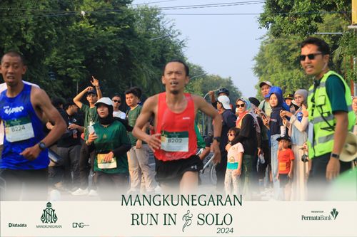 Race photo from Mangkunegaran Run 2024