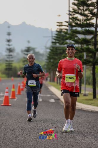 Race photo from CISANGKAN KBP CITY RUN 2025