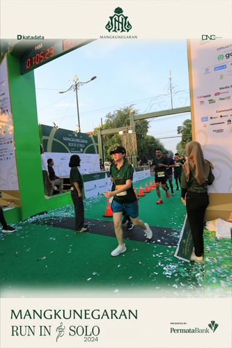 Race photo from Mangkunegaran Run 2024