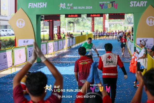 Race photo from BAF LIONS RUN 2024