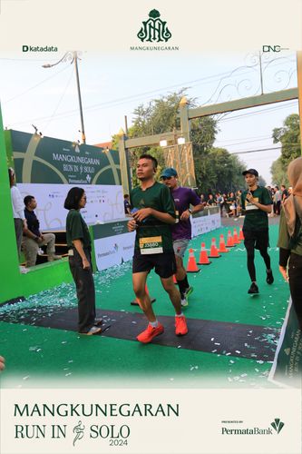 Race photo from Mangkunegaran Run 2024