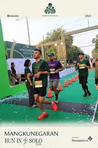 Race photo from Mangkunegaran Run 2024