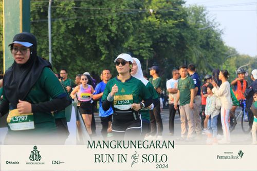 Race photo from Mangkunegaran Run 2024