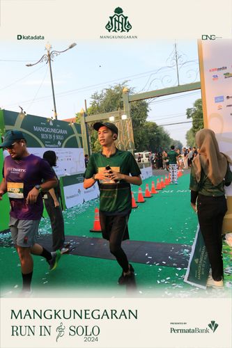 Race photo from Mangkunegaran Run 2024