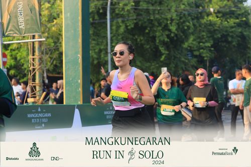 Race photo from Mangkunegaran Run 2024