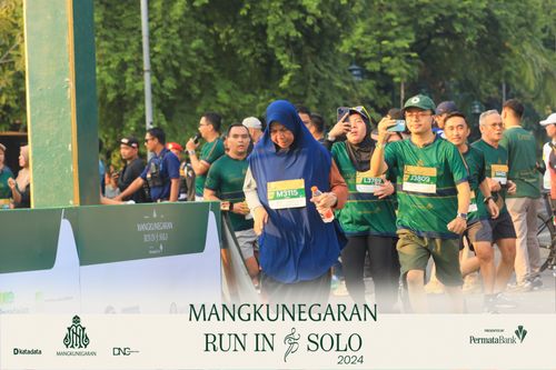 Race photo from Mangkunegaran Run 2024