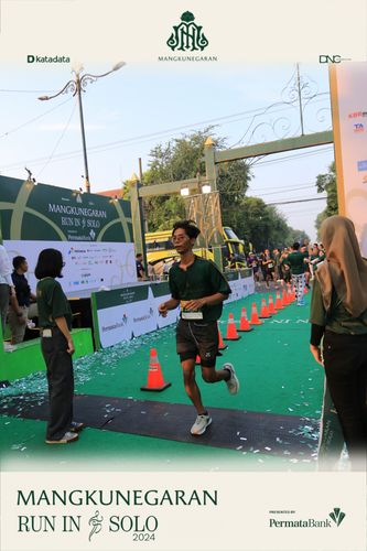 Race photo from Mangkunegaran Run 2024