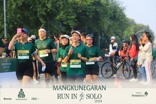 Race photo from Mangkunegaran Run 2024