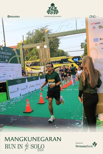 Race photo from Mangkunegaran Run 2024